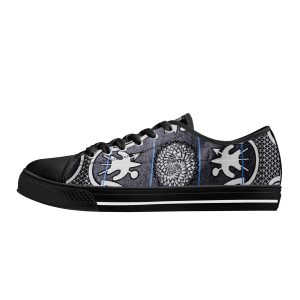 Moetlo men's low-top canvas shoes with customised tongue — view 5 of 23