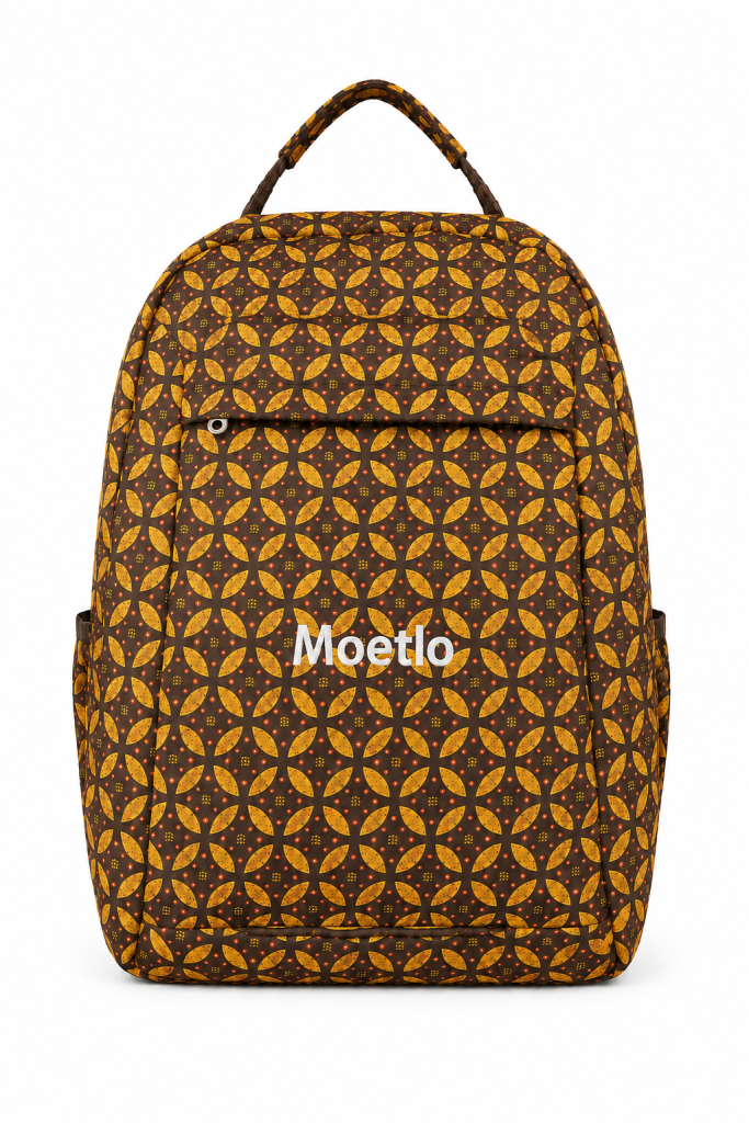 African Print Backpack
