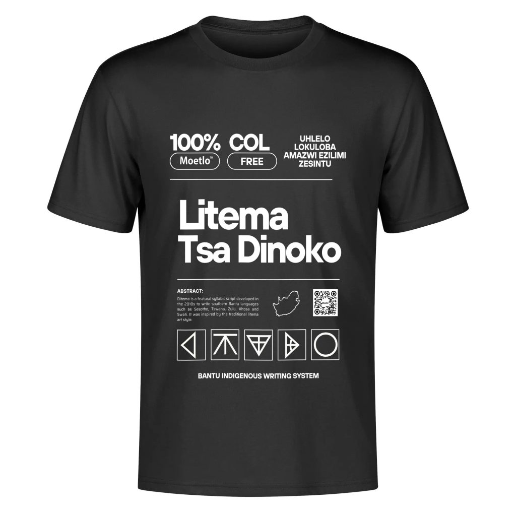 Moetlo Litema Tsa Dinoko T-shirt