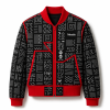 Tribal Print Bomber Jacket
