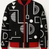 African Print Bomber Jacket