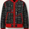 Tribal Print Bomber Jacket